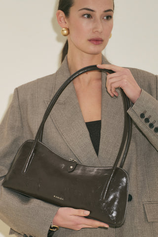 Kera Baguette Bag Brown