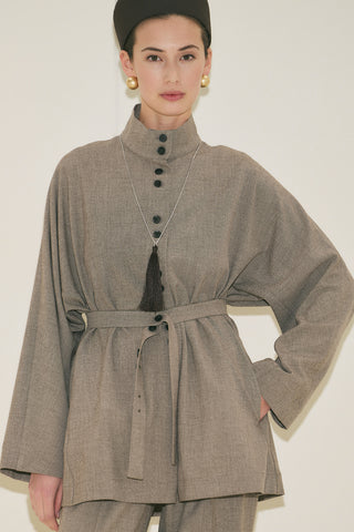 Yui Belted Jacket Mink