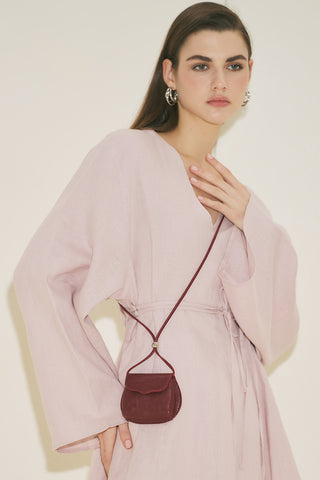 Nina Mini Wallet Bag Burgundy