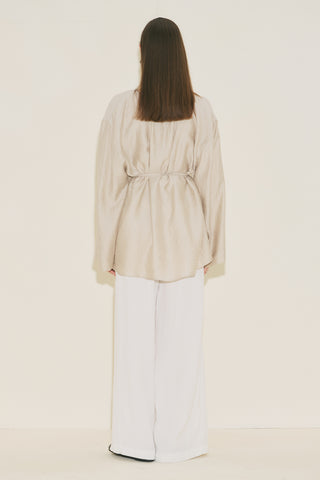 Textured Drape Tunic Stone