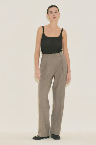 Yui Palazzo Trousers Mink