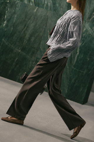 Yui Palazzo Trousers Brown