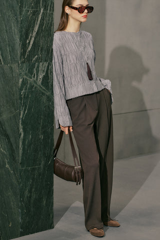 Yui Palazzo Trousers Brown