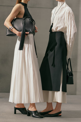 Zeya Panelled Skirt Ecru