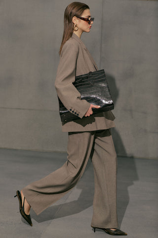 Yui Palazzo Trousers Mink