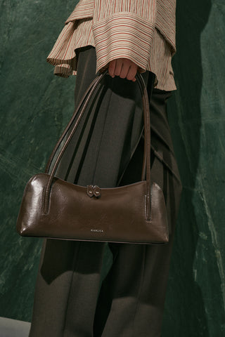 Kera Baguette Bag Brown