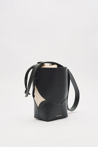 Liona Canvas Drawstring Bag Black
