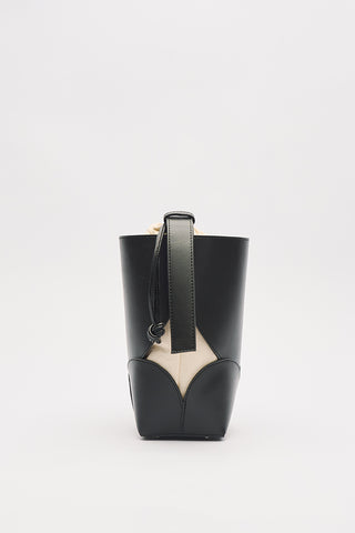 Liona Canvas Drawstring Bag Black