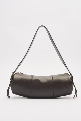 Morgan Oval Bag Dark Brown