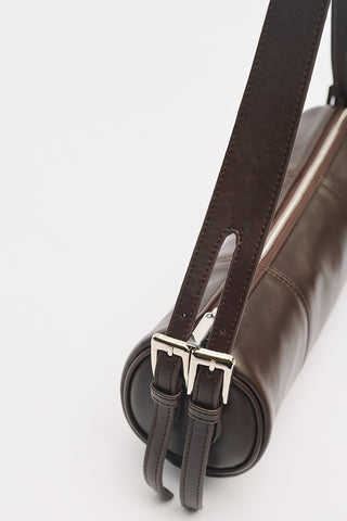 Morgan Oval Bag Dark Brown