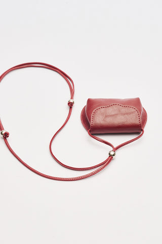 Nina Mini Wallet Bag Burgundy