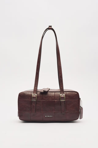 Raina Baguette Bag Burgundy