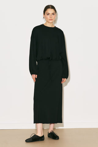 Easy Relaxed Skirt Black