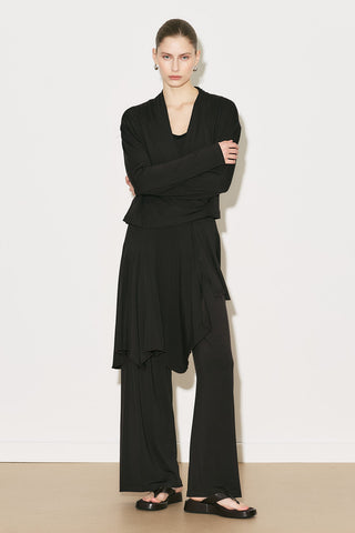 Easy Skirt Effect Trousers Brown