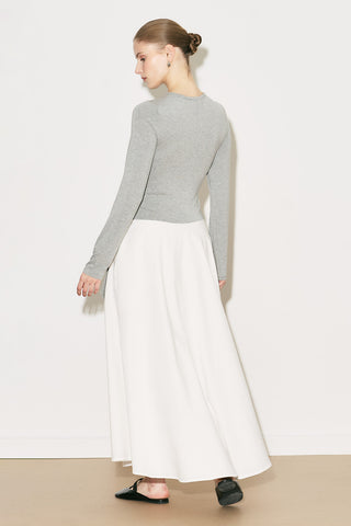 Easy Tie Detail Dress Grey Melange
