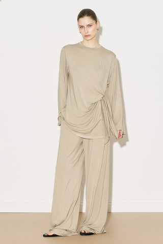 Easy Tie Detail Blouse Stone