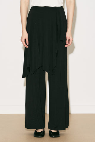 Easy Skirt Effect Trousers Black