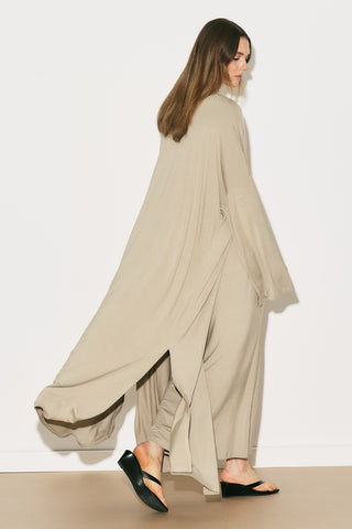 Easy Relaxed Long Kimono Stone