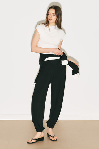 Easy Harem Trousers Black