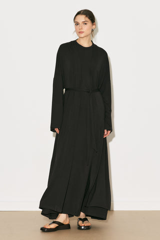 Easy Relaxed Long Dress Brown