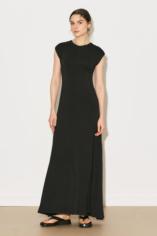 Easy Relaxed Long Dress Brown