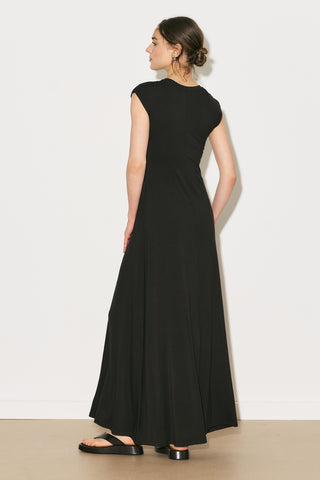 Easy Relaxed Long Dress Brown