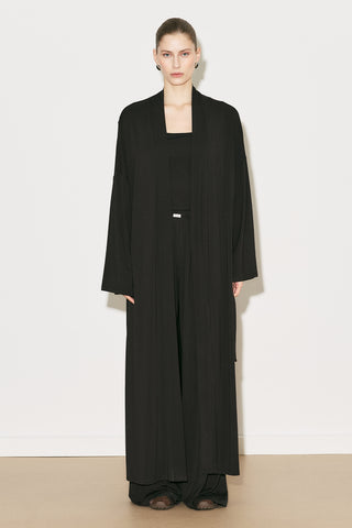 Easy Relaxed Long Kimono Brown