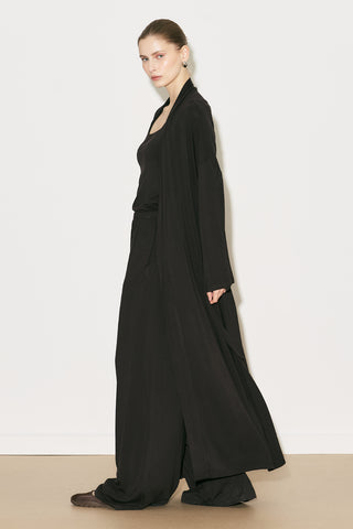 Easy Relaxed Long Kimono Brown