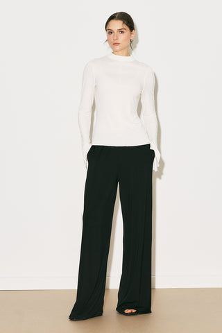 Easy Wide Long Sleeve Blouse Ecru