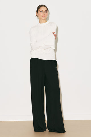 Easy Wide Long Sleeve Blouse Ecru