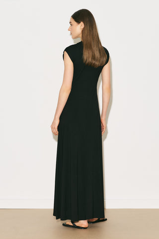 Easy Relaxed Long Dress Black