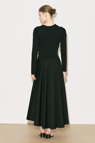 Easy Tie Detail Dress Black