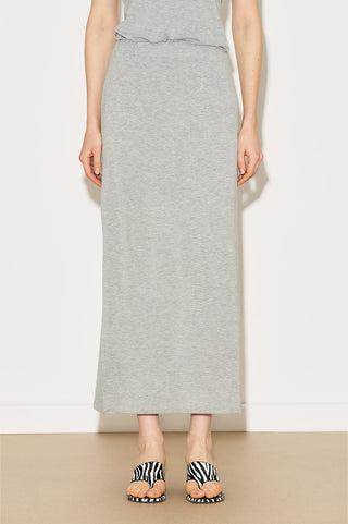 Easy Relaxed Skirt Grey Melange