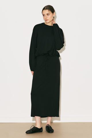 Easy Relaxed Skirt Black