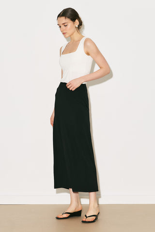 Easy Relaxed Skirt Black