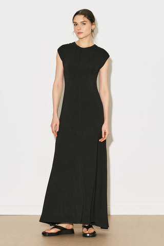 Easy Relaxed Long Dress Brown