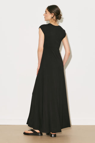 Easy Relaxed Long Dress Brown