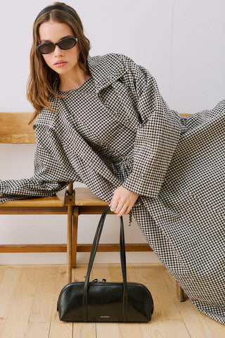 Tie Detail Dress Gingham