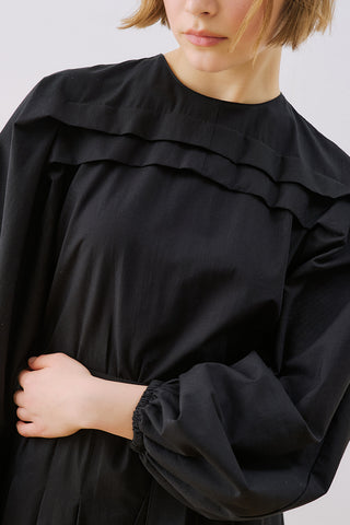 Sofia Striped Maxi Dress Black