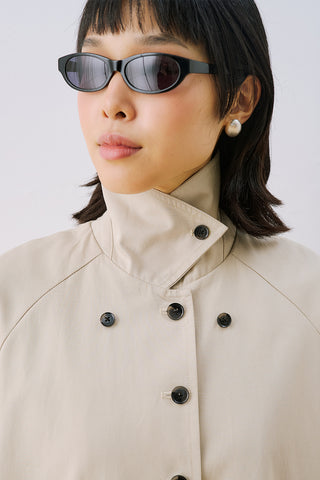 Anna Oversized Trench Coat Sand