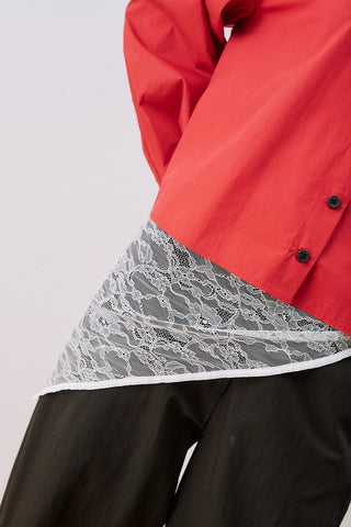 Lace Triangle Scarf Ecru