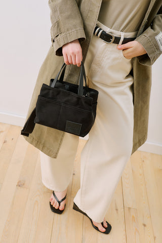 Ruby Pocket Mini Canvas Bag Black