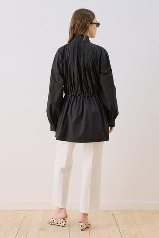 Dina Pleat Detail Jacket Black