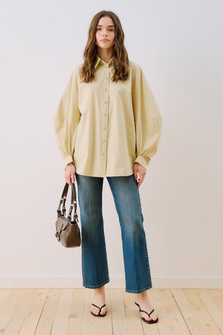 Celia Wide Sleeve Shirt Yellow