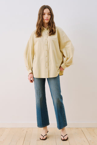 Celia Wide Sleeve Shirt Yellow