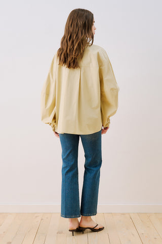 Celia Wide Sleeve Shirt Yellow