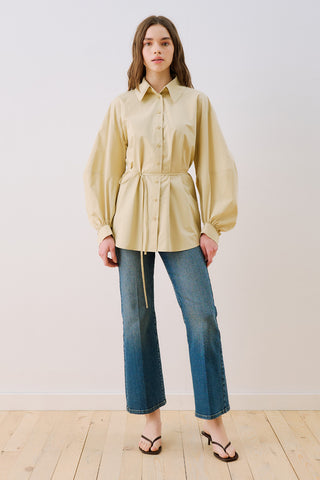 Celia Wide Sleeve Shirt Yellow