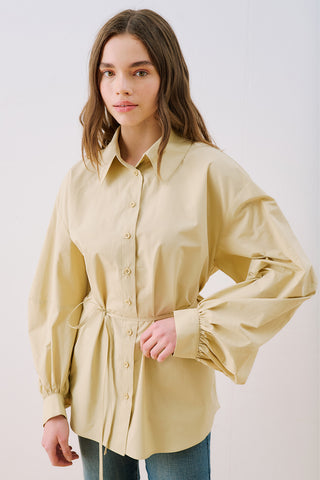 Celia Wide Sleeve Shirt Yellow