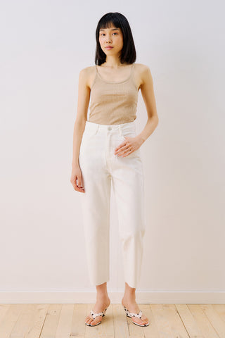 1965 Straight Denim Jeans Ecru