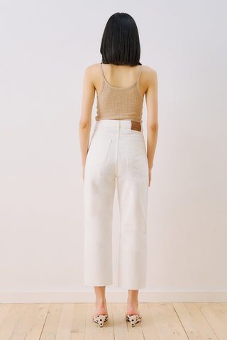 1965 Straight Denim Jeans Ecru